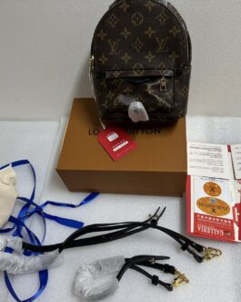 Torebka damska Plecak palm springs Louis Vuitton, skora