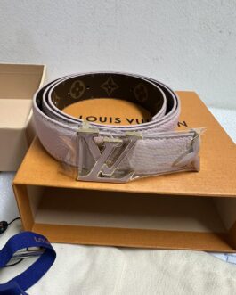 Pasek dwustronny męski, damski, skóra Louis Vuitton