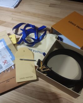 Pasek firmowy męski, damski, skóra Louis Vuitton