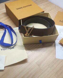 Pasek dwustronny męski, damski, skóra Louis Vuitton