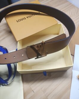 Pasek dwustronny męski, damski, skóra Louis Vuitton