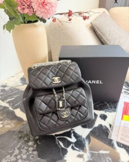 Torebka plecak Chanel Duma damska torba, skóra