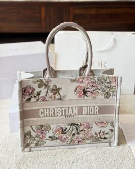 Torebka Dior book tote damska torba, skóra