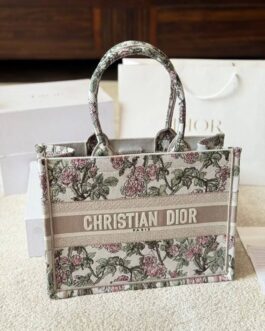 Torebka Dior book tote damska torba, skóra
