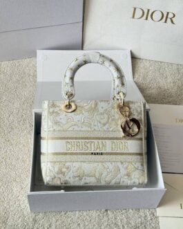 Torebka Dior lady d-lite damska torba, skóra