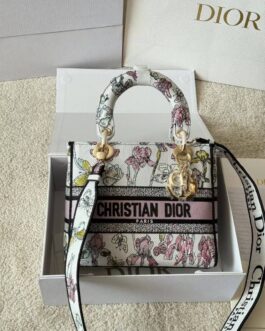 Torebka Dior lady d-lite damska torba, skóra