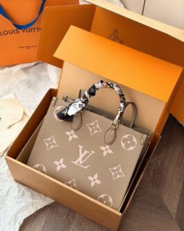 Torebka Louis Vuitton onthego damska torba, skóra