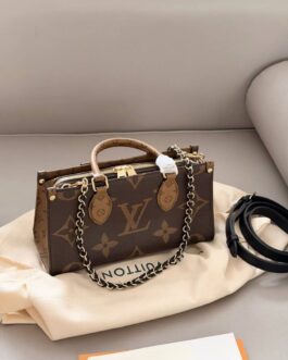 Torebka Louis Vuitton onthego damska torba, skóra