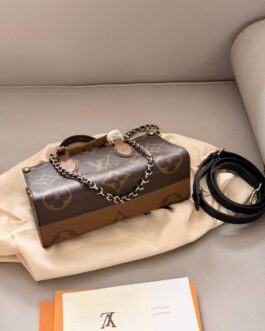 Torebka Louis Vuitton onthego damska torba, skóra