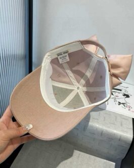 Miu Miu Męska Damska czapka z daszkiem bejsbolówka