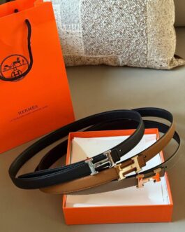 Pasek firmowy męski, damski, skóra Hermes