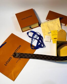 Louis Vuitton Pasek firmowy męski, damski, skóra