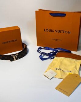 Louis Vuitton Pasek firmowy męski, damski, skóra