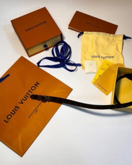 Louis Vuitton Pasek firmowy męski, damski, skóra