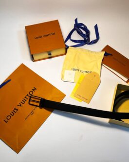 Louis Vuitton Pasek firmowy męski, damski, skóra