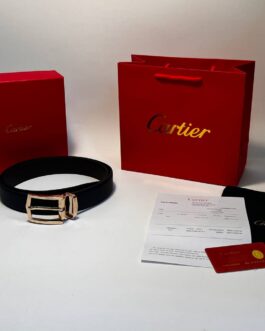 Pasek firmowy męski, damski, skóra Cartier
