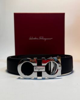 Salvatore Ferragamo Pasek firmowy męski, damski, skóra