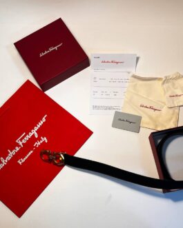 Salvatore Ferragamo Pasek firmowy męski, damski, skóra