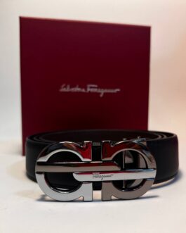 Salvatore Ferragamo Pasek firmowy męski, damski, skóra