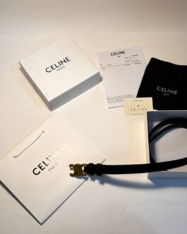Pasek firmowy męski, damski, skóra Celine