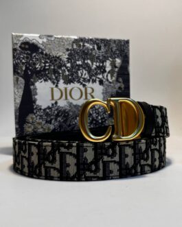 Dior Pasek firmowy męski, damski, skóra