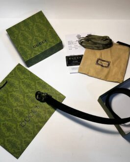 Gucci Pasek firmowy męski, damski, skóra