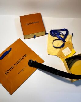 Louis Vuitton Pasek firmowy męski, damski, skóra