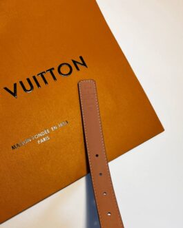 Louis Vuitton Pasek firmowy męski, damski, skóra