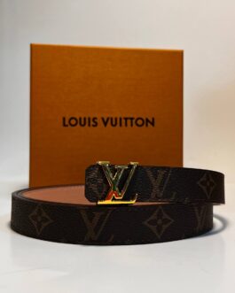 Louis Vuitton Pasek firmowy męski, damski, skóra
