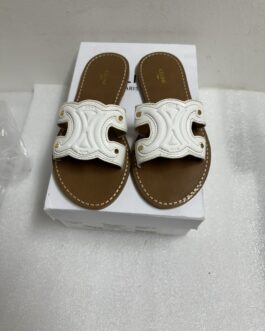 Celine Buty, sandaly klapki, skora