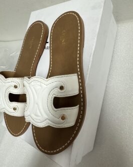 Celine Buty, sandaly klapki, skora