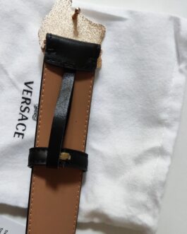 Pasek firmowy damski, meski, skóra Versace