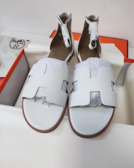 Hermes Buty, sandaly klapki, skora