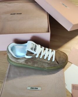 Miu Miu Sneakersy, trampki, tenisówki, buty, skora