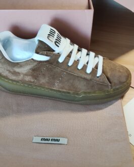 Miu Miu Sneakersy, trampki, tenisówki, buty, skora