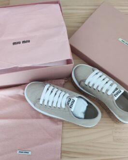 Miu Miu Sneakersy, trampki, tenisówki, buty, skora