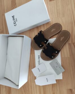 Celine Buty, sandaly klapki, skora