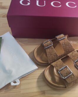 Gucci Buty, sandaly klapki, skora