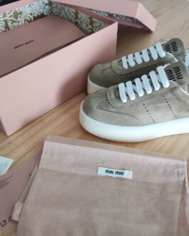 Miu Miu Sneakersy, trampki, tenisówki, buty, skora