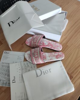 Dior Buty, sandaly klapki, skora