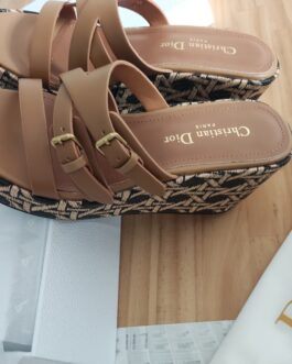 Dior Buty, sandaly klapki, skora