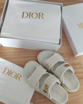 Dior Buty, sandaly klapki, skora
