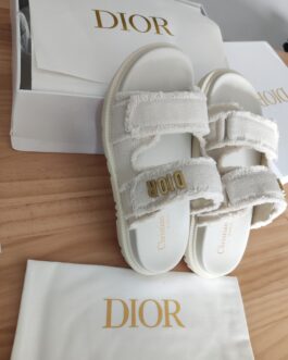 Dior Buty, sandaly klapki, skora