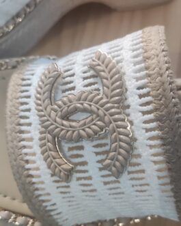 Chanel Buty, sandaly klapki, skora