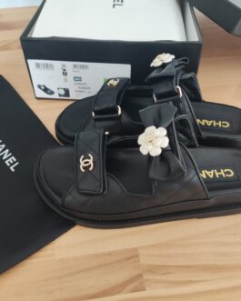 Chanel Buty, sandaly klapki, skora