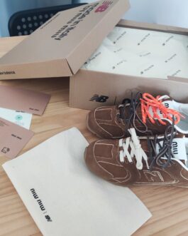 Miu miu New Balance Sneakersy, trampki, tenisówki, buty, skora