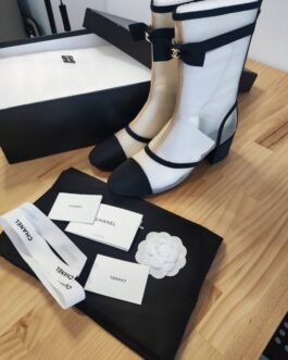 Chanel Buty damskie, kozaki, botki, skóra