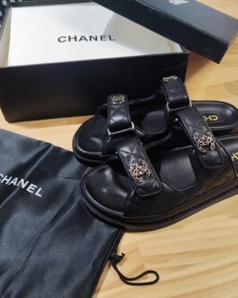 Chanel Buty, sandaly klapki, skora