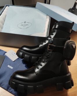 Prada Buty damskie, kozaki, botki, skóra