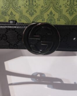 Pasek firmowy damski, meski, skóra Gucci
